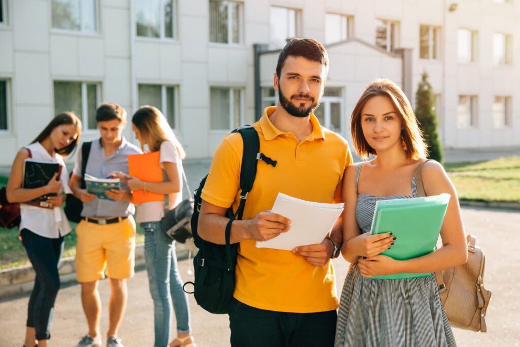 Students consulting overseas education experts at Signup International