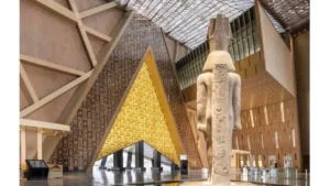Architectural structures representing study abroad destinations